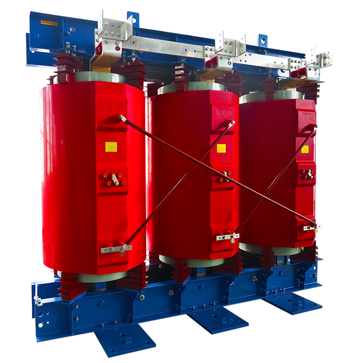 Wind turbine nacelle transformer